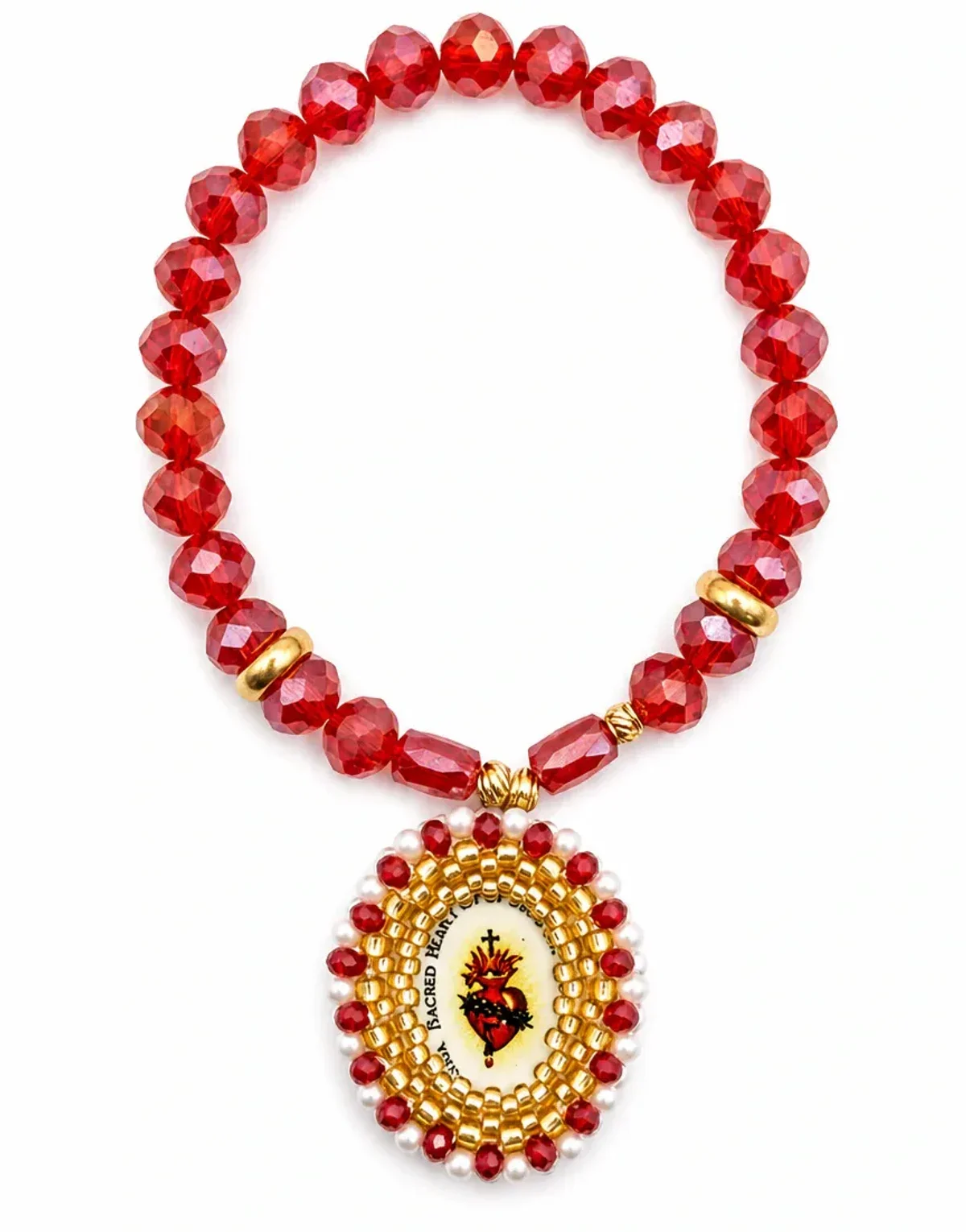Pulsera elástica Sagrado Corazón