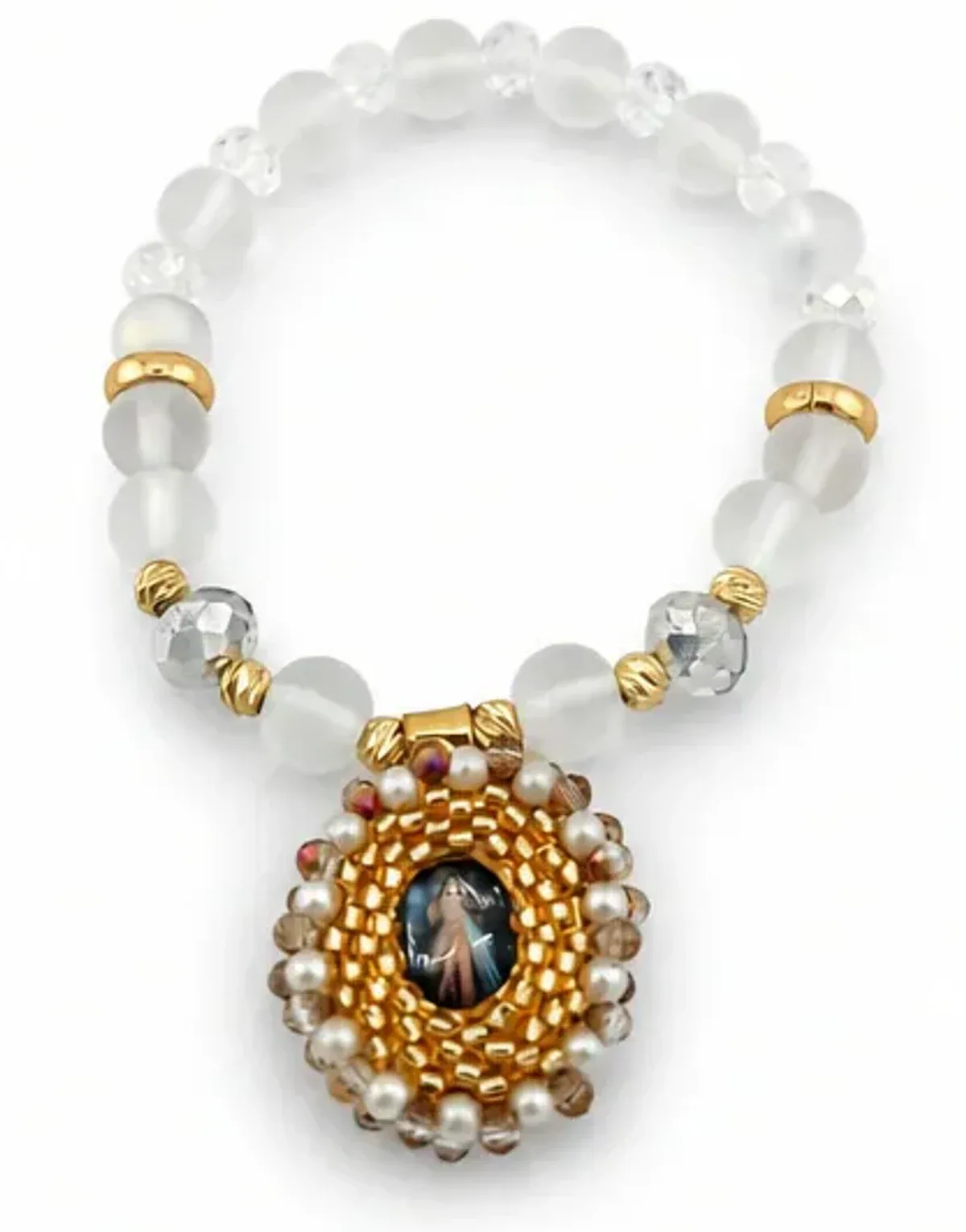 Pulsera ovalada mini Jesús de la Misericordia